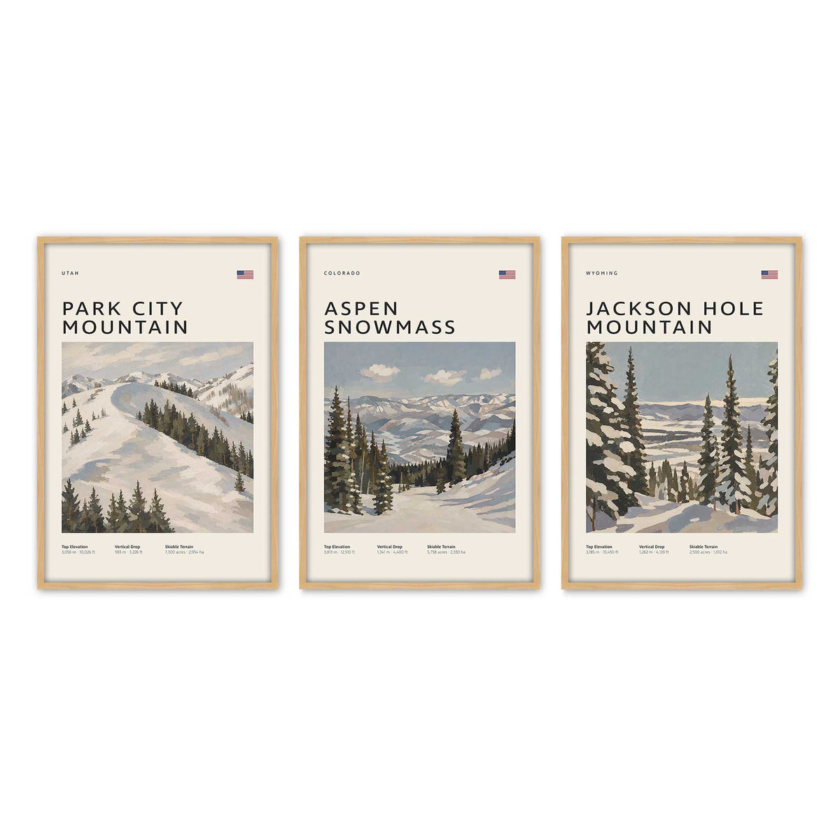 [Color:American Maple], Picture of art in an American Maple frame