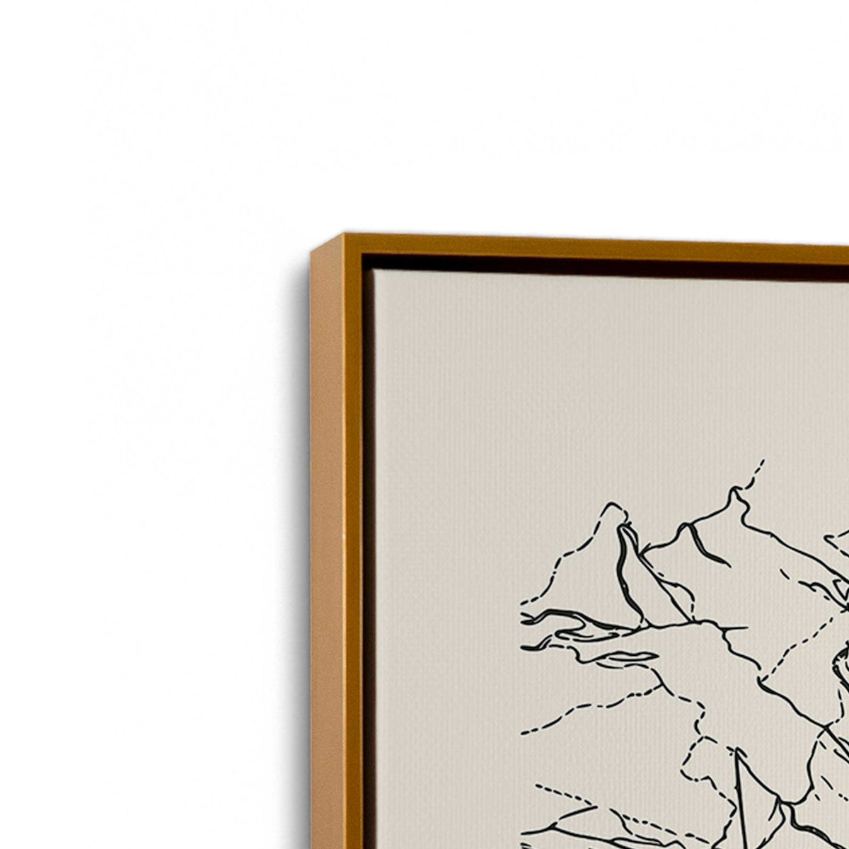 [Color:Polished Gold], Picture of the corner of the art