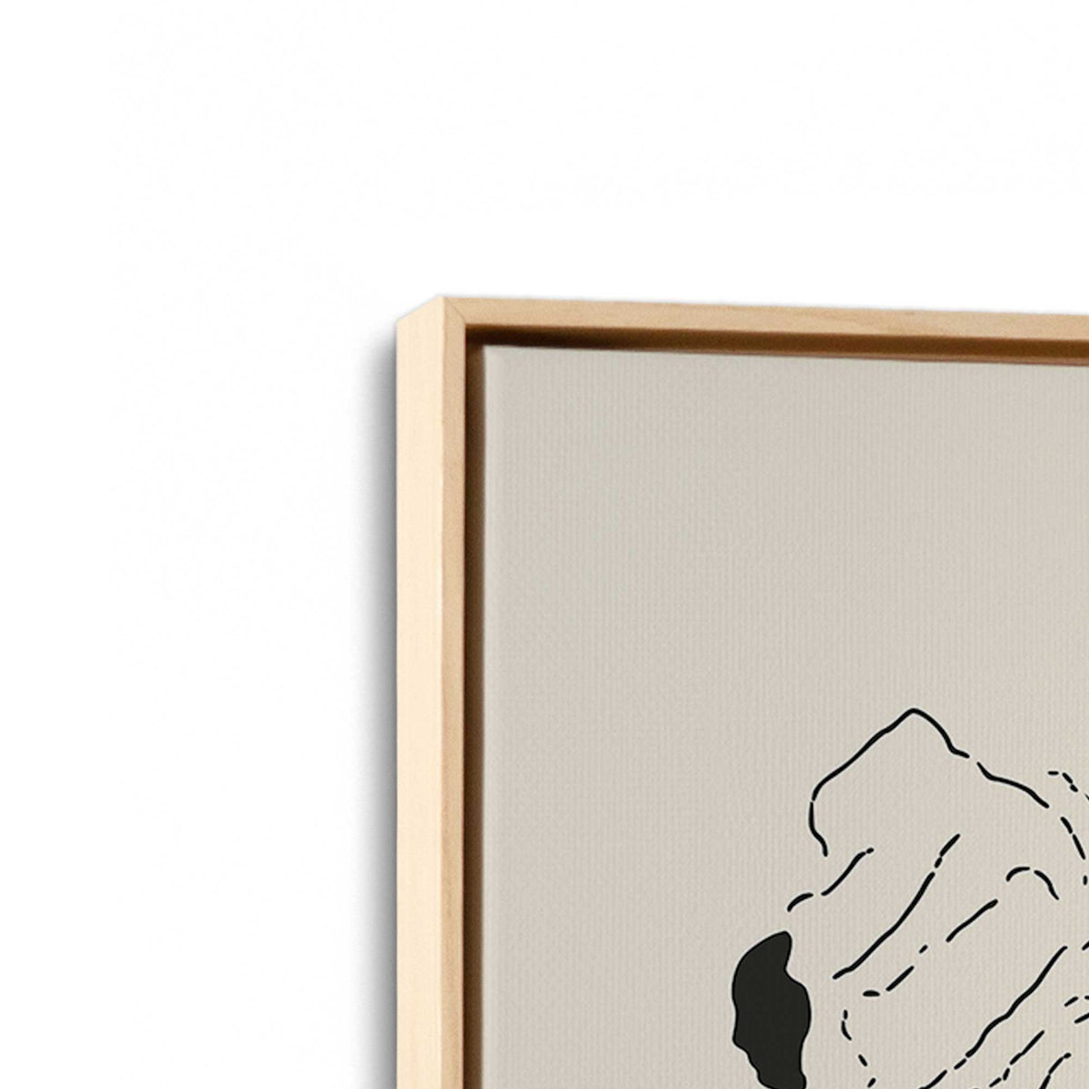 [Color:American Maple], Picture of the corner of the art