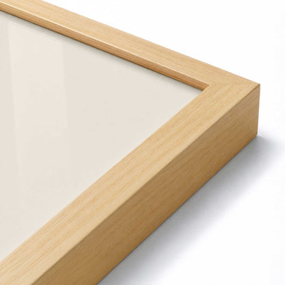 [Color:American Maple], Picture of art in an American Maple frame of the corner