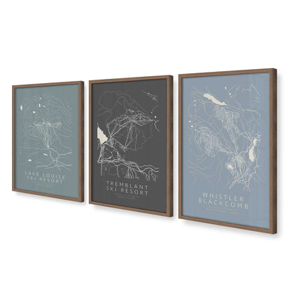 [Color:Walnut], Picture of art in a Walnut frame at an angle