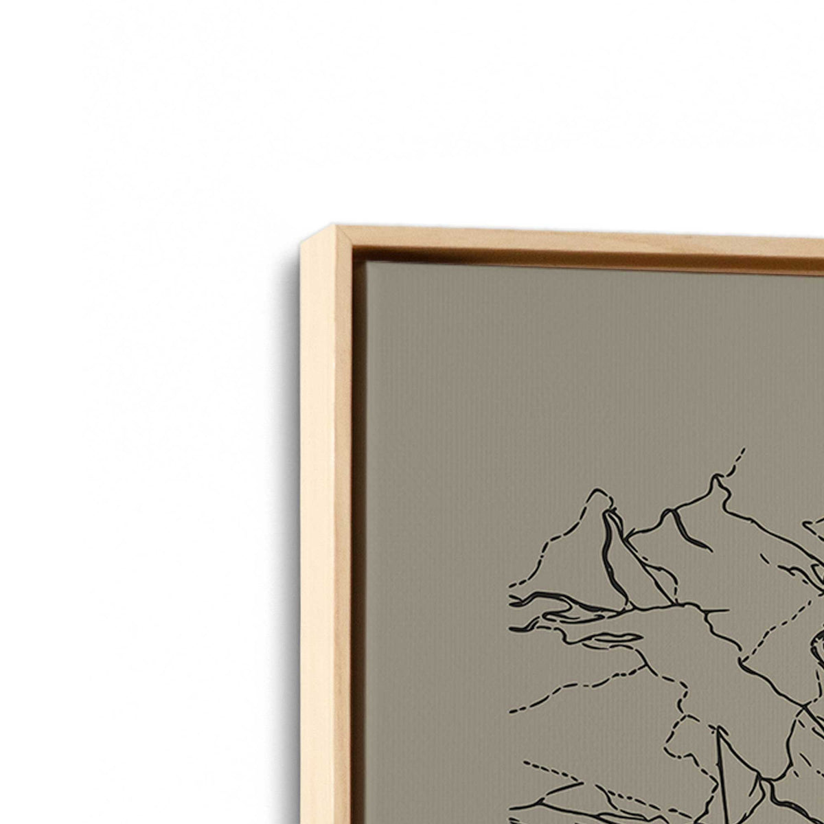 [Color:American Maple], Picture of the corner of the art