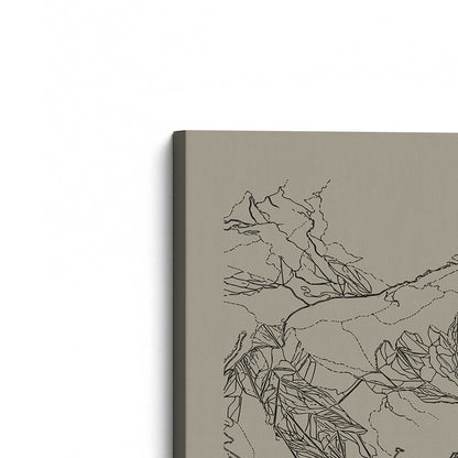 [Color:Stretched Canvas], Picture of the corner of the art