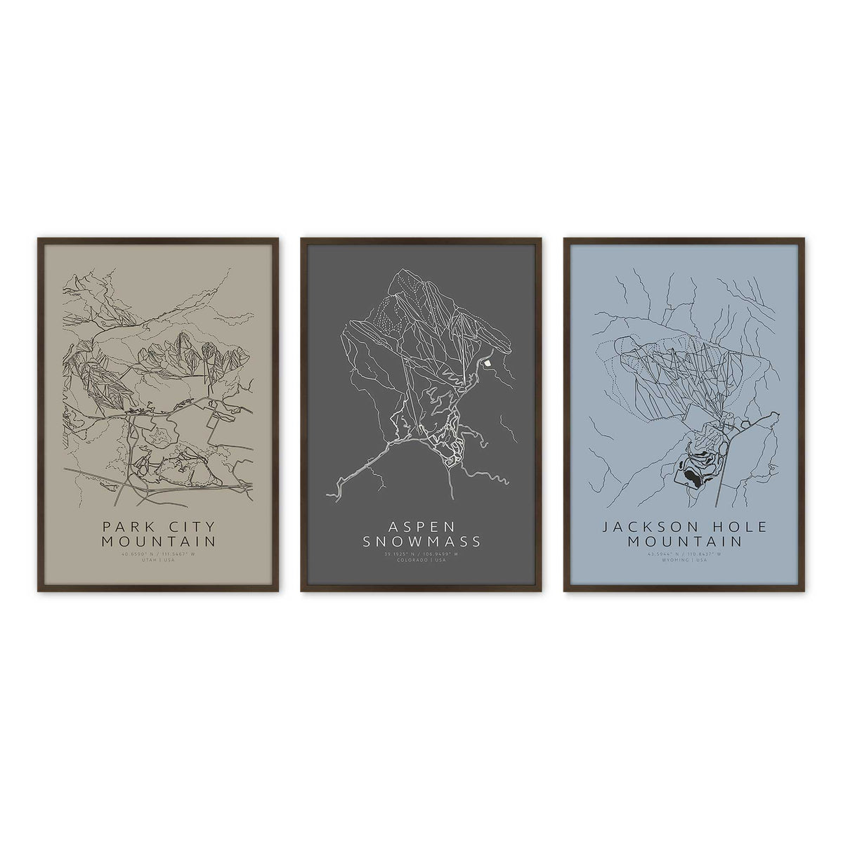 [Color:Belvinder Brown], Picture of art in a Belvinder Brown frame