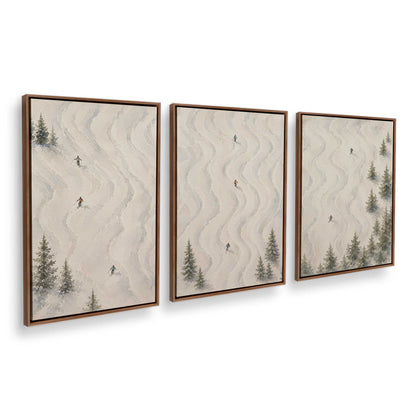 [Color:Walnut], Picture of art in a Walnut frame at an angle