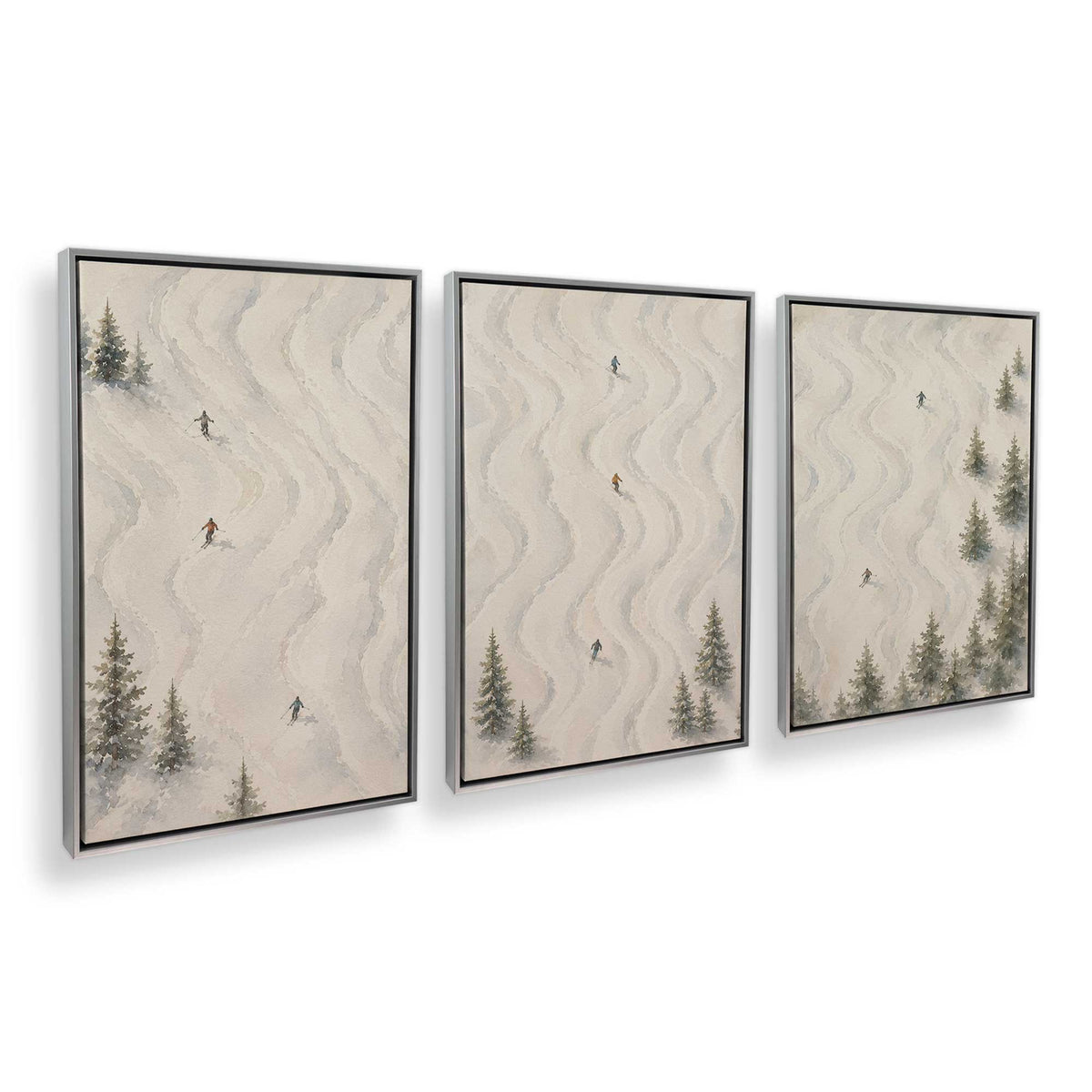 [Color:Polished Chrome], Picture of art in a Polished Chrome frame at an angle