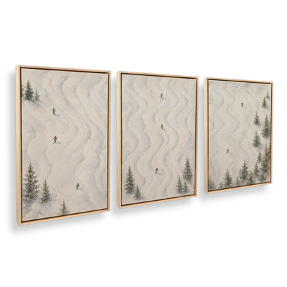 [Color:American Maple], Picture of art in an American Maple frame at an angle