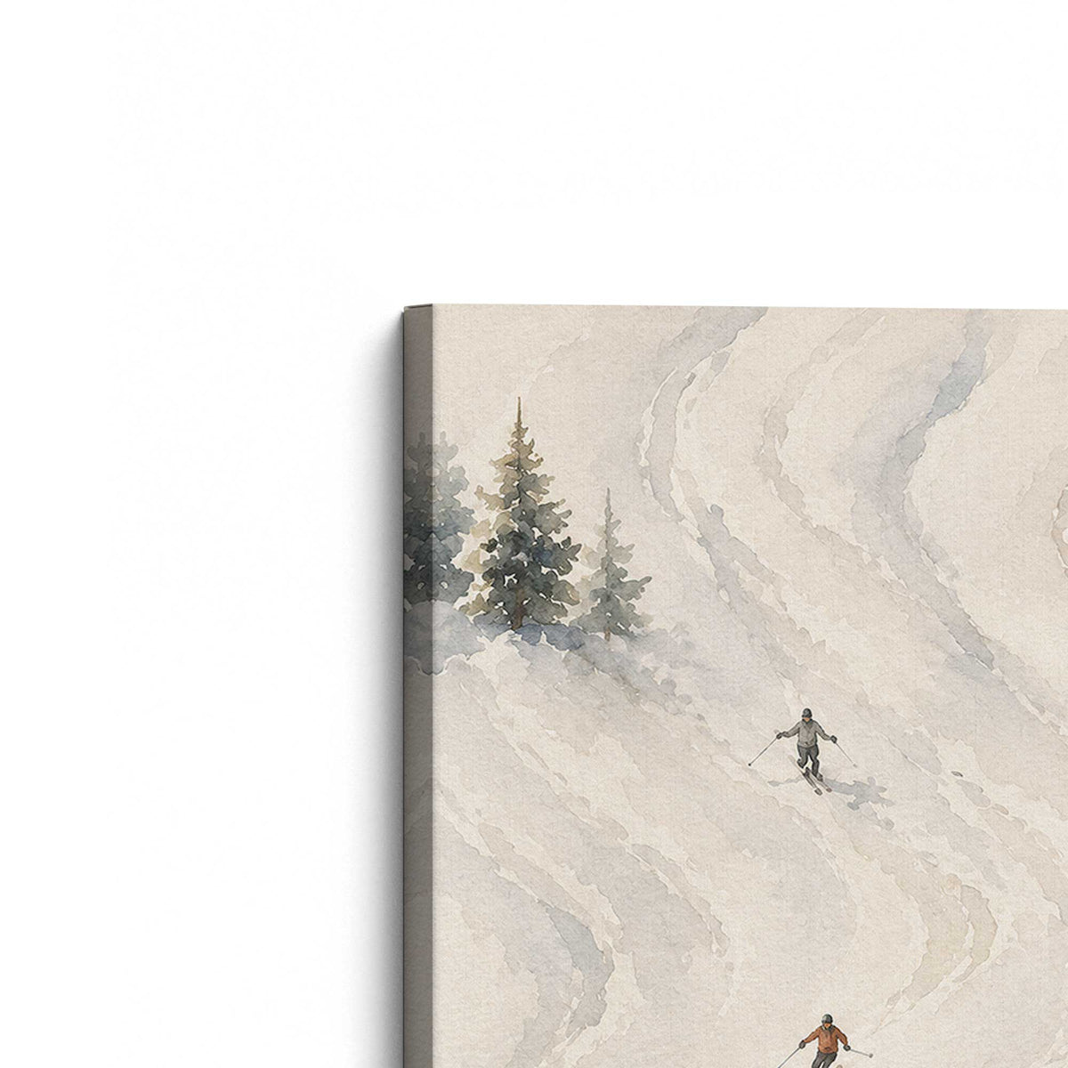 [Color:Stretched Canvas], Picture of the corner of the art