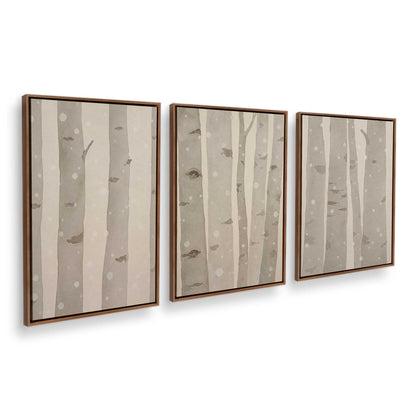 [Color:Walnut], Picture of art in a Walnut frame at an angle