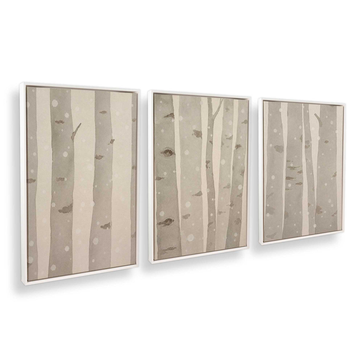 [Color:Opaque White], Picture of art in a White frame at an angle
