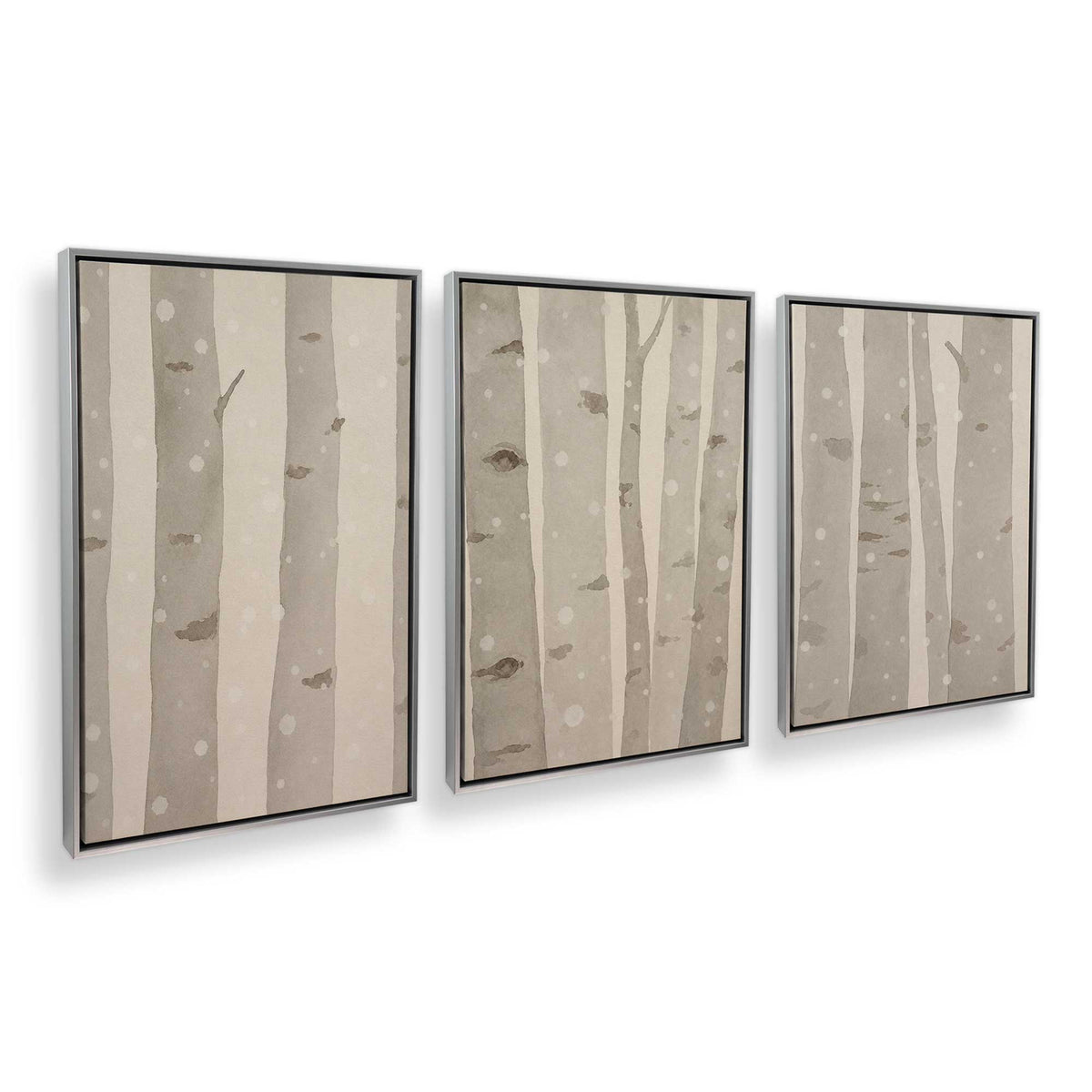 [Color:Polished Chrome], Picture of art in a Polished Chrome frame at an angle