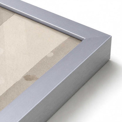[Color:Polished Chrome], Picture of art in a Polished Chrome frame of the corner