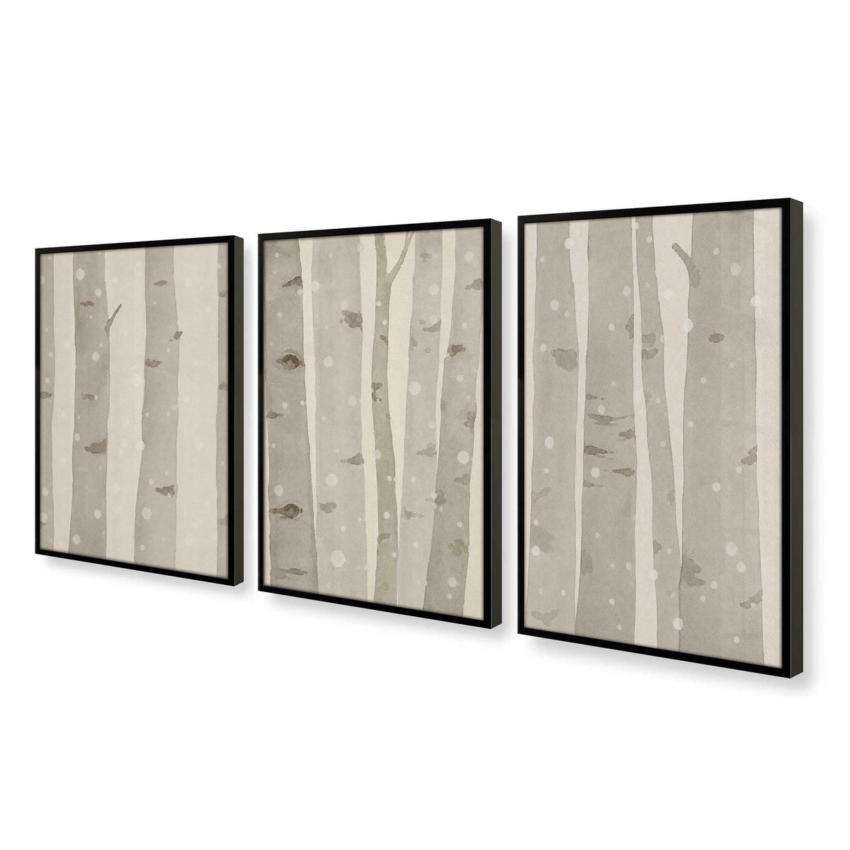 [Color:Satin Black], Picture of art in a Satin Black frame at an angle