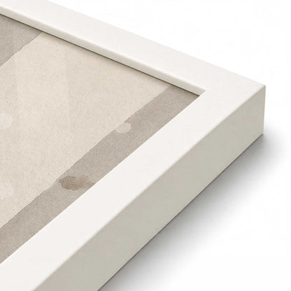 [Color:Opaque White], Picture of art in an Opaque White frame of the corner