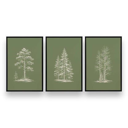 [Color:Satin Black], Picture of art in a Satin Black frame