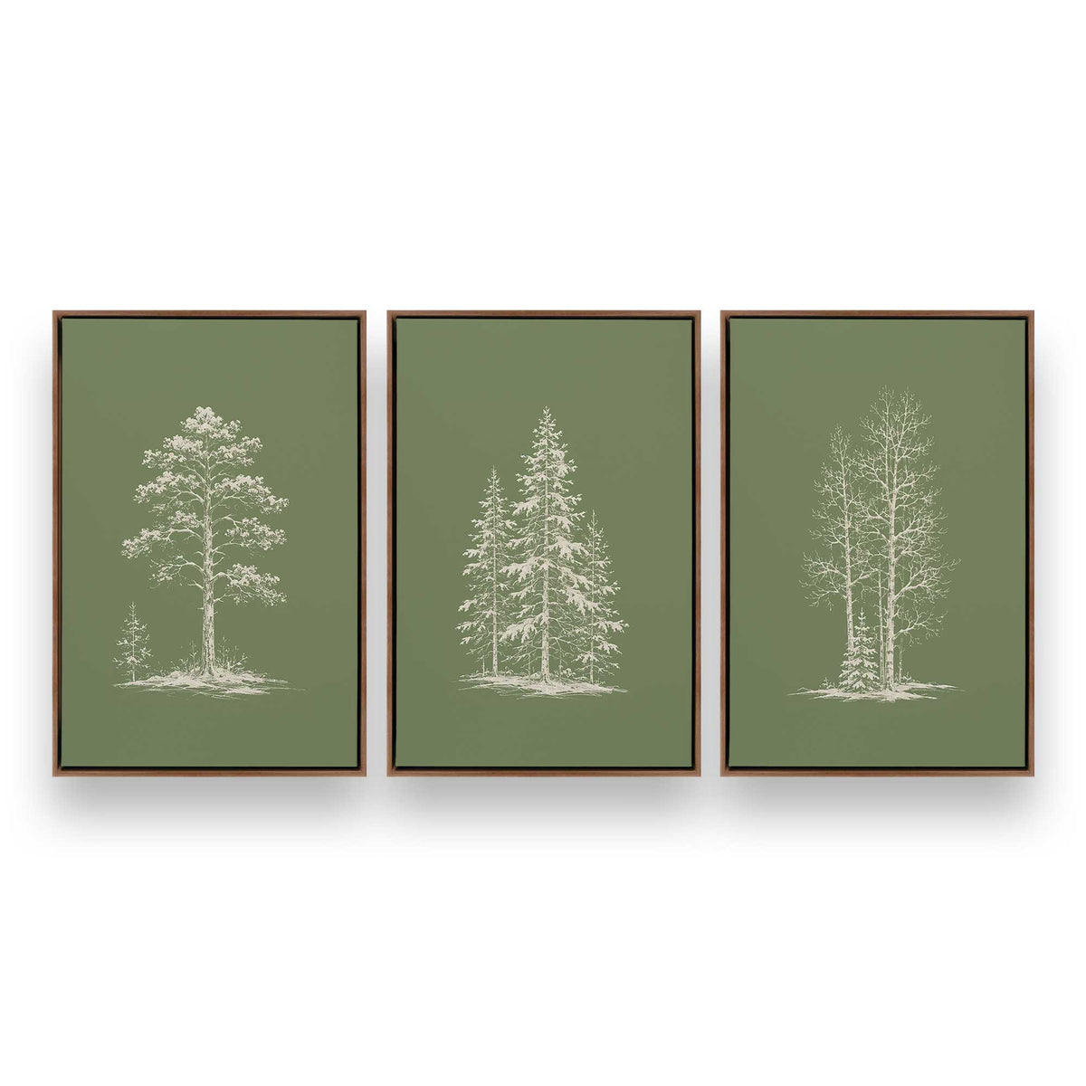 [Color:Walnut], Picture of art in a Walnut frame