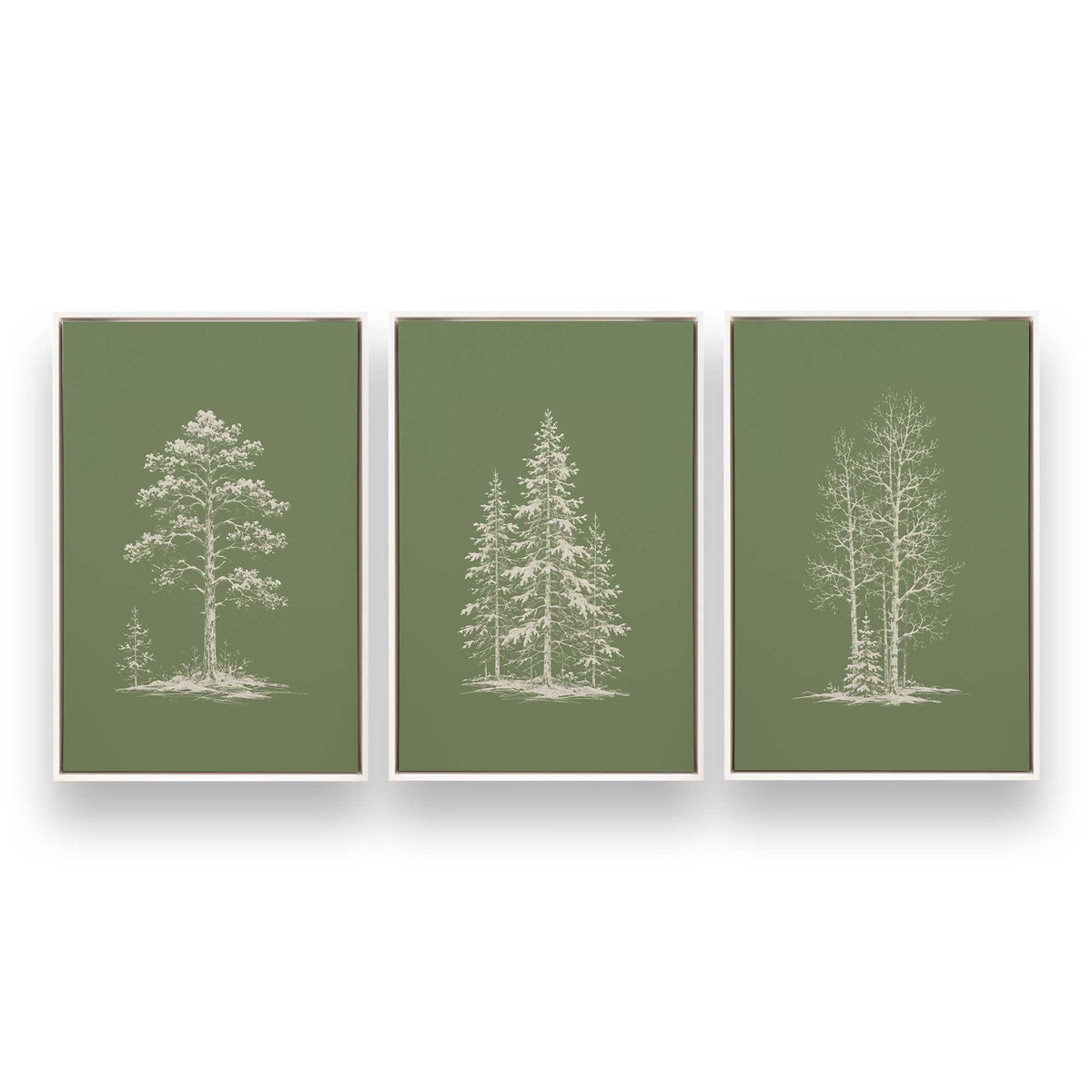 [Color:Opaque White], Picture of art in a White frame