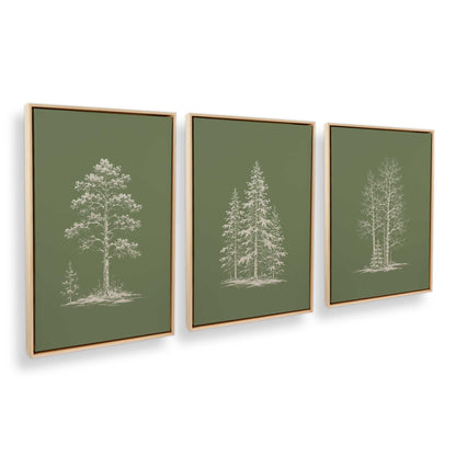 [Color:American Maple], Picture of art in an American Maple frame at an angle