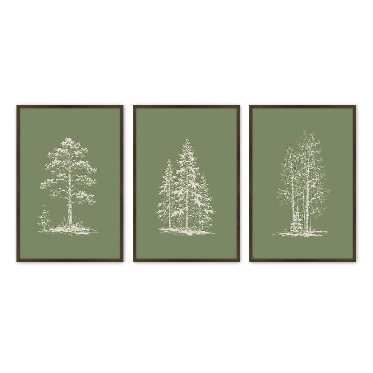 [Color:Belvinder Brown], Picture of art in a Belvinder Brown frame