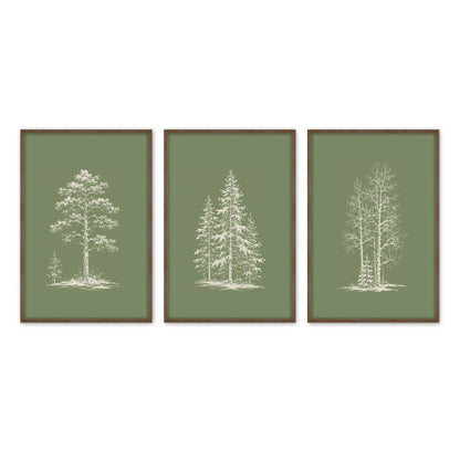 [Color:Walnut], Picture of art in a Walnut frame
