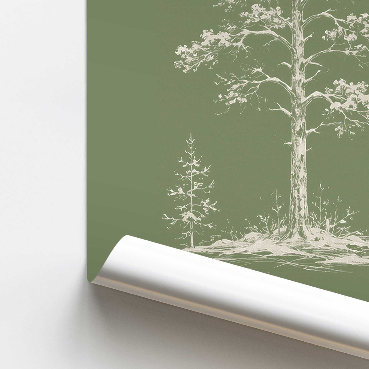 [color:Rolled Print], Picture of close up of art