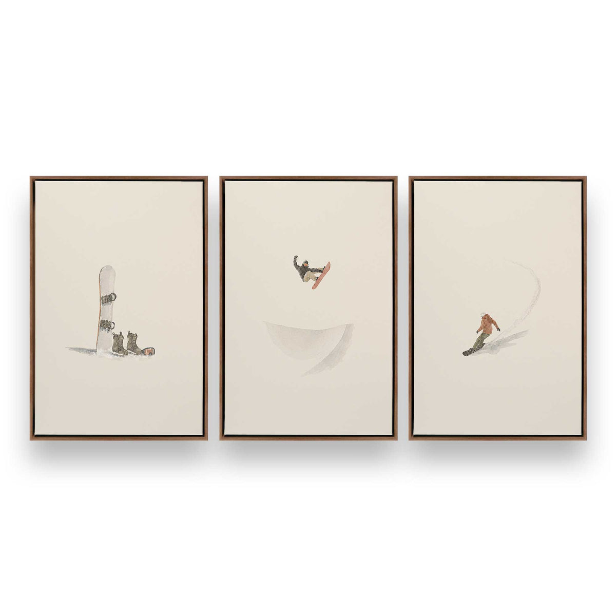 [Color:Walnut], Picture of art in a Walnut frame
