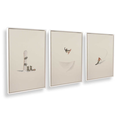 [Color:Opaque White], Picture of art in a White frame at an angle