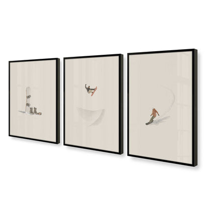 [Color:Satin Black], Picture of art in a Satin Black frame at an angle