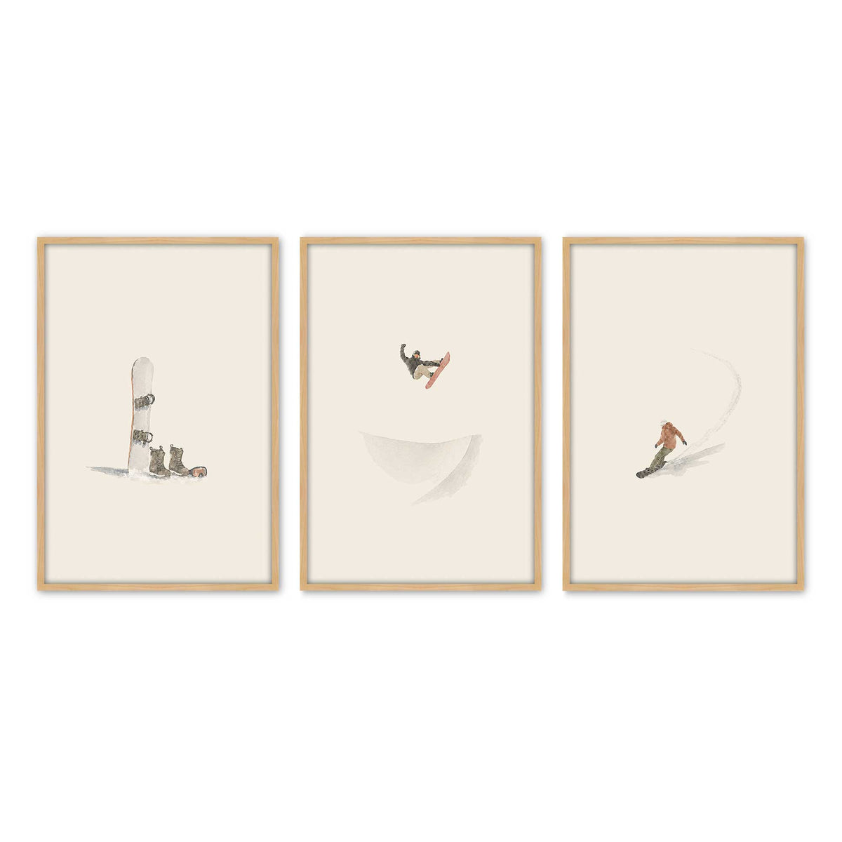 [Color:American Maple], Picture of art in an American Maple frame