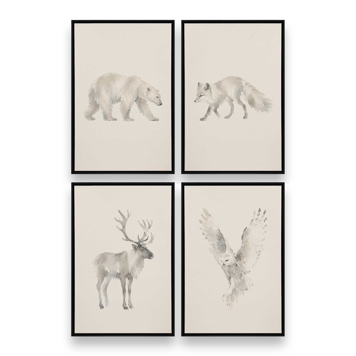 [Color:Satin Black], Picture of art in a Satin Black frame