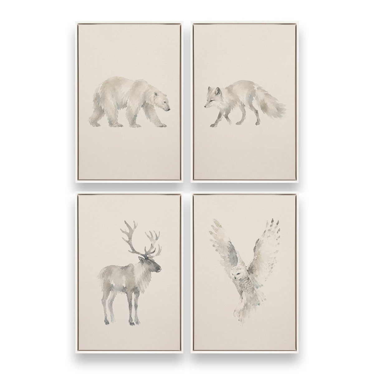 [Color:Opaque White], Picture of art in a White frame