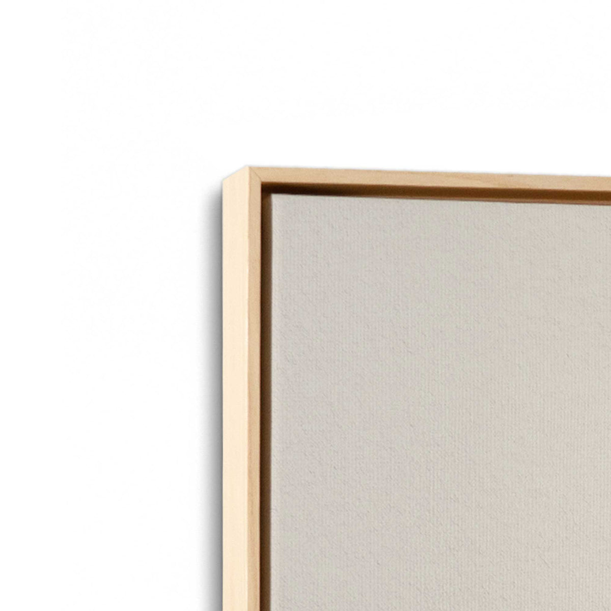 [Color:American Maple], Picture of art in an American Maple frame at an angle
