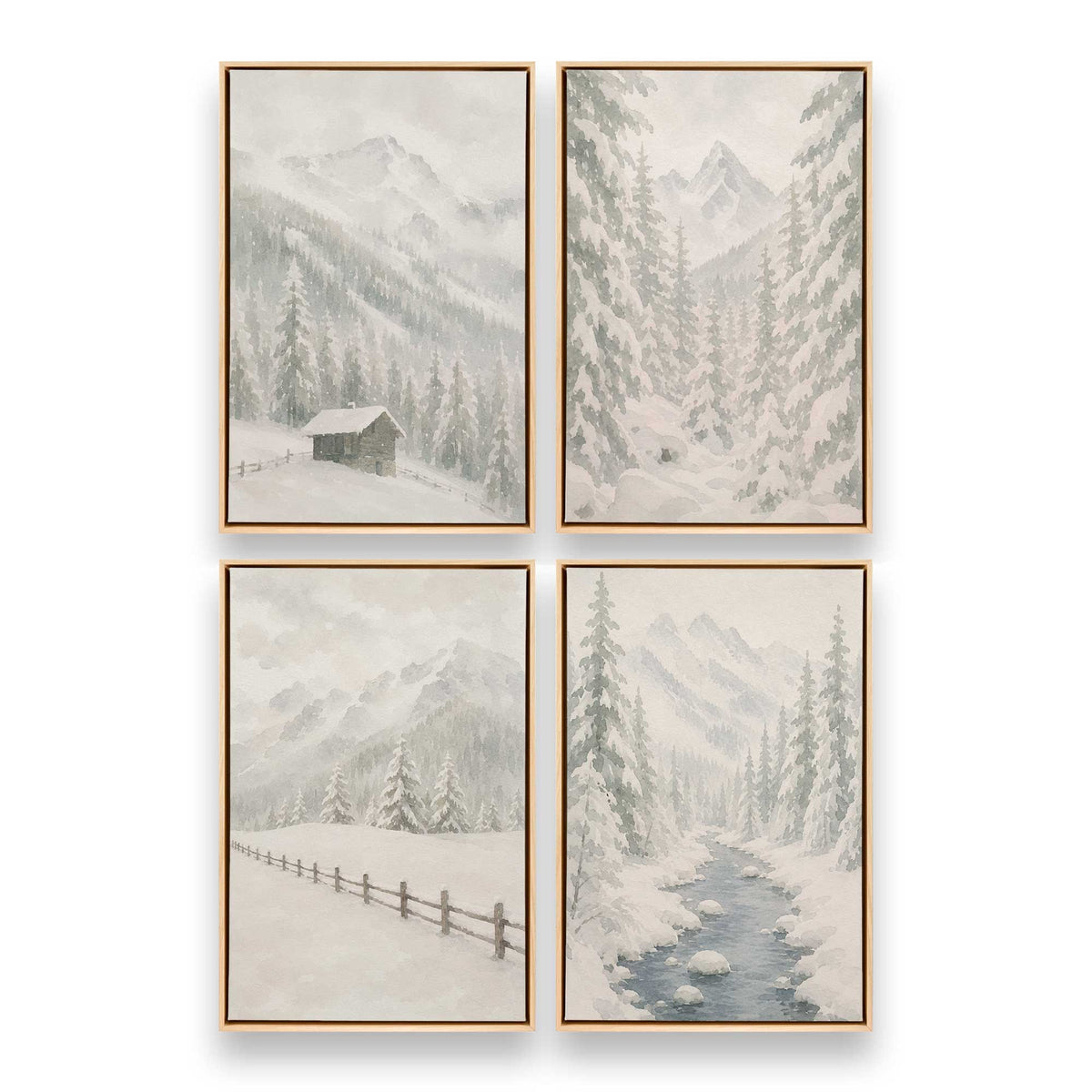 [Color:American Maple], Picture of art in an American Maple frame