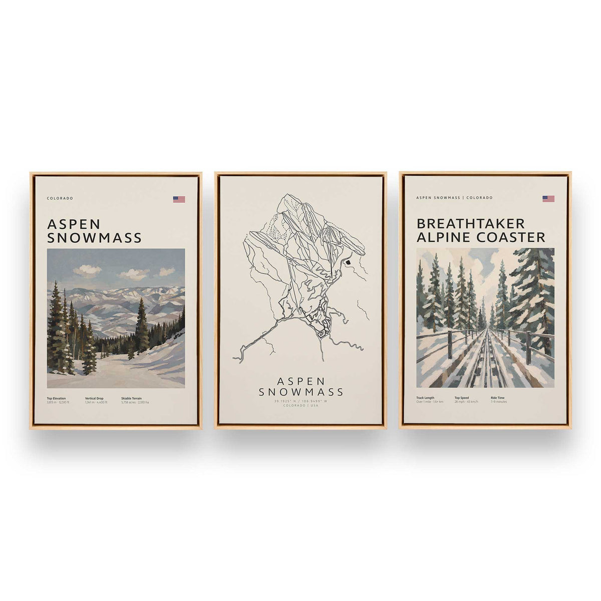 [Color:American Maple], Picture of art in an American Maple frame