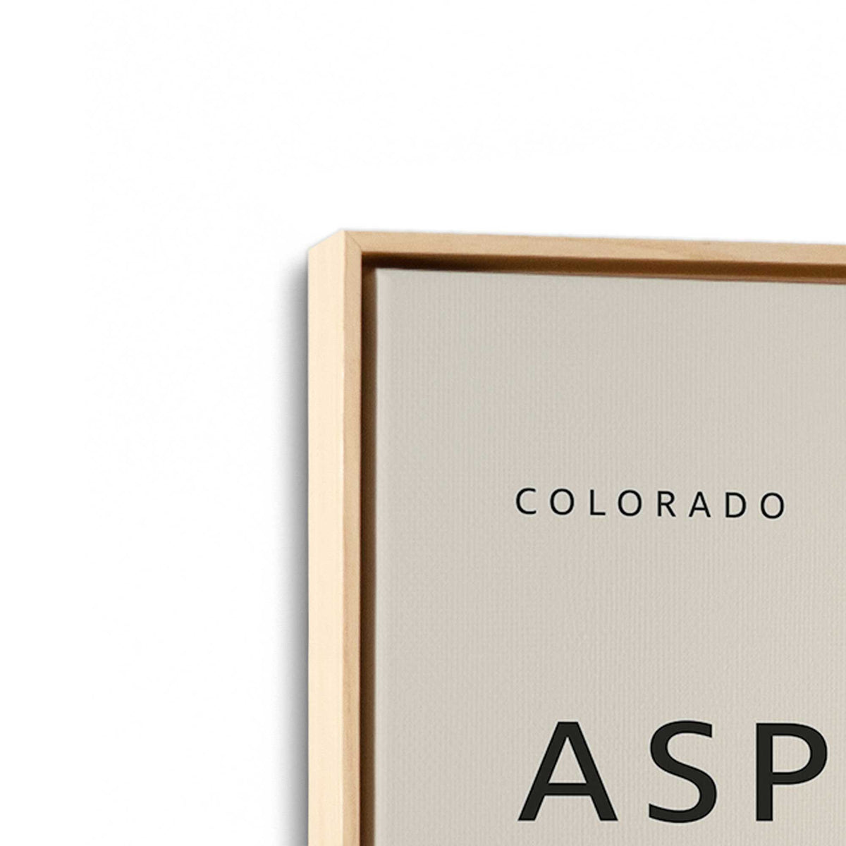 [Color:American Maple], Picture of art in an American Maple frame at an angle