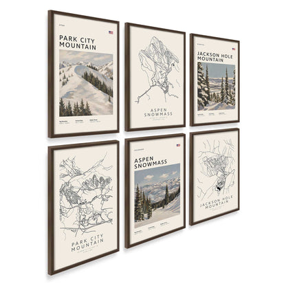 [Color:Belvinder Brown], Picture of art in a Belvinder Brown frame at an angle