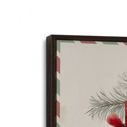 [Color:Espresso], Picture of art in a Espresso frame at an angle