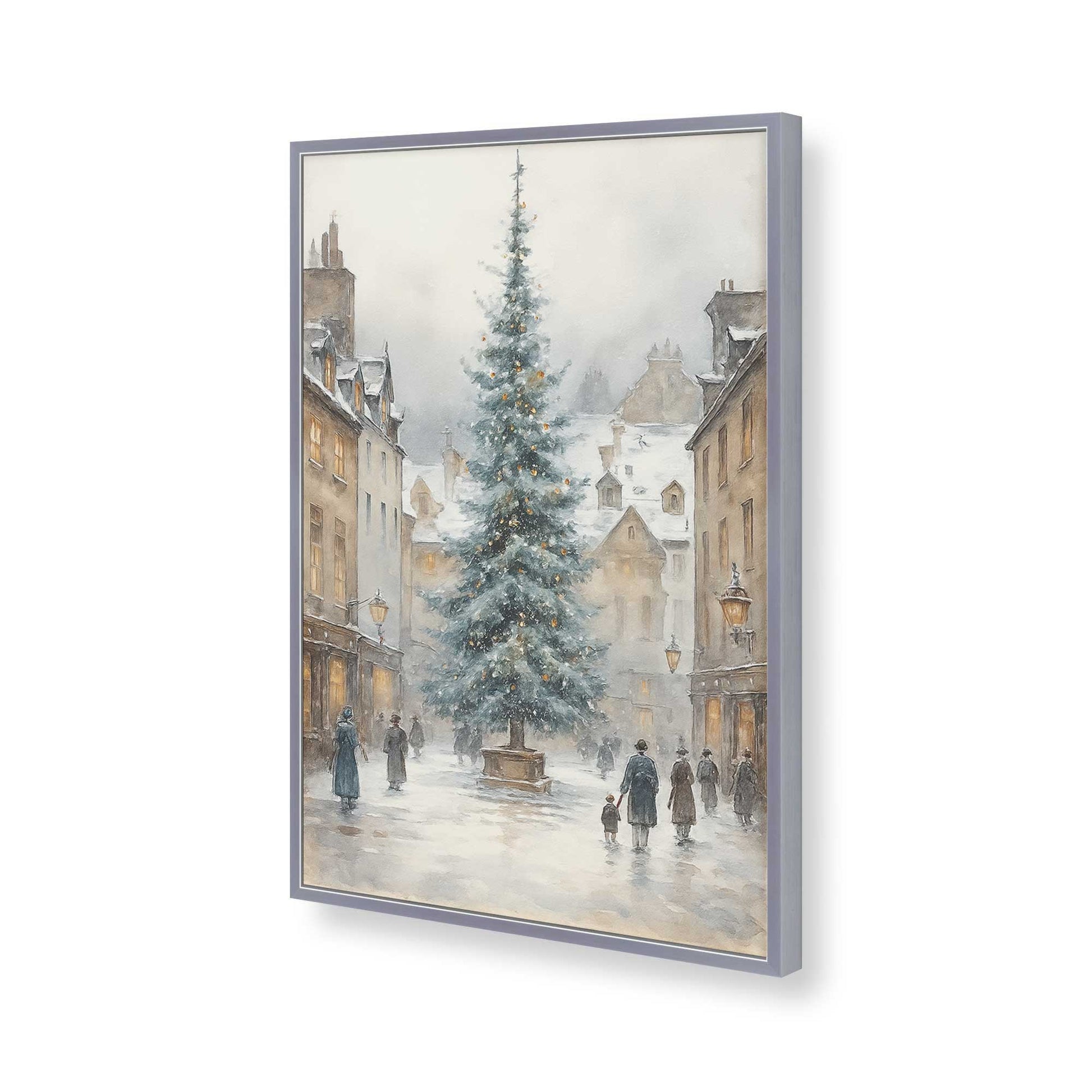 [Color:Polished Chrome], Picture of art in a Polished Chrome frame of the corner