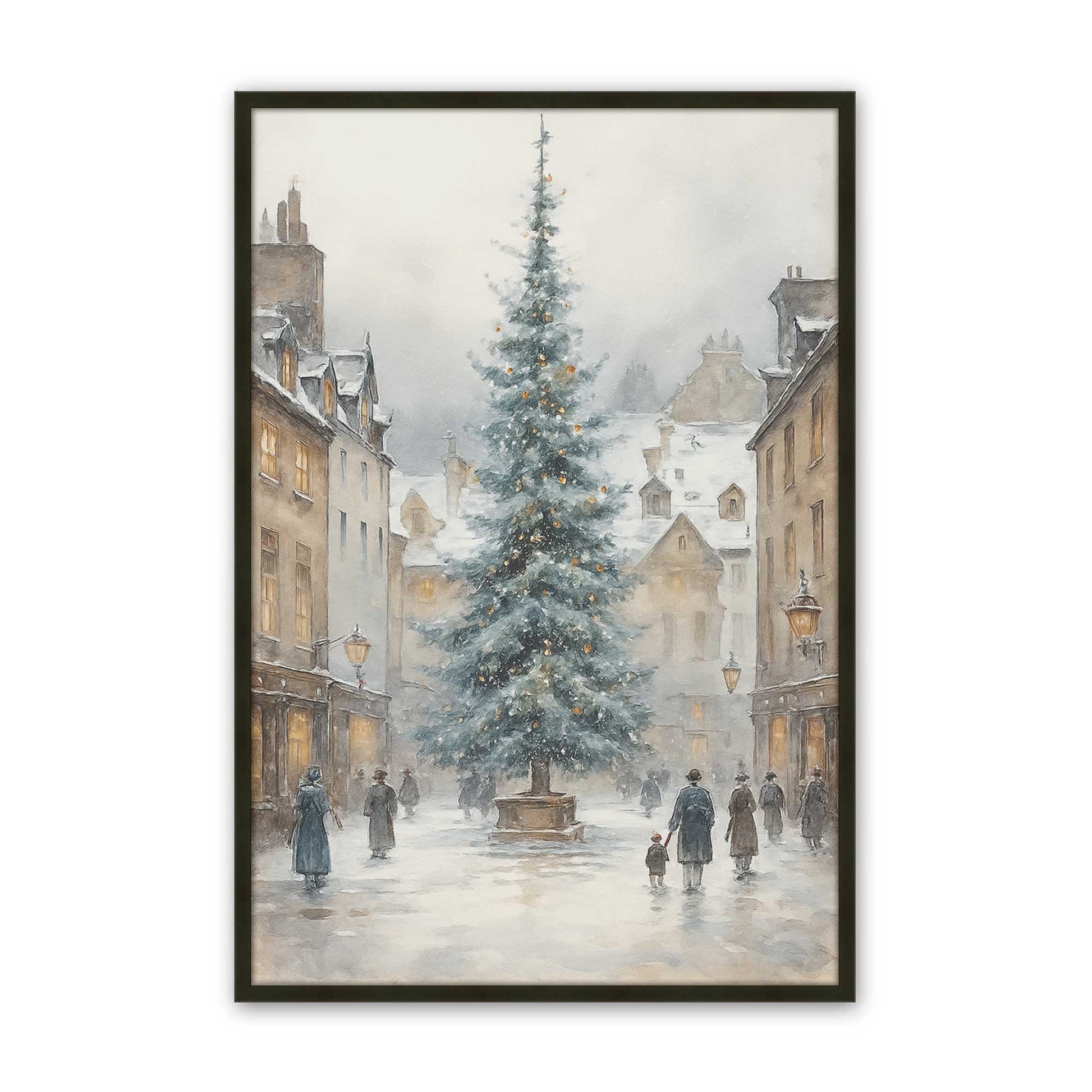 [Color:Satin Black], Picture of art in a Satin Black frame