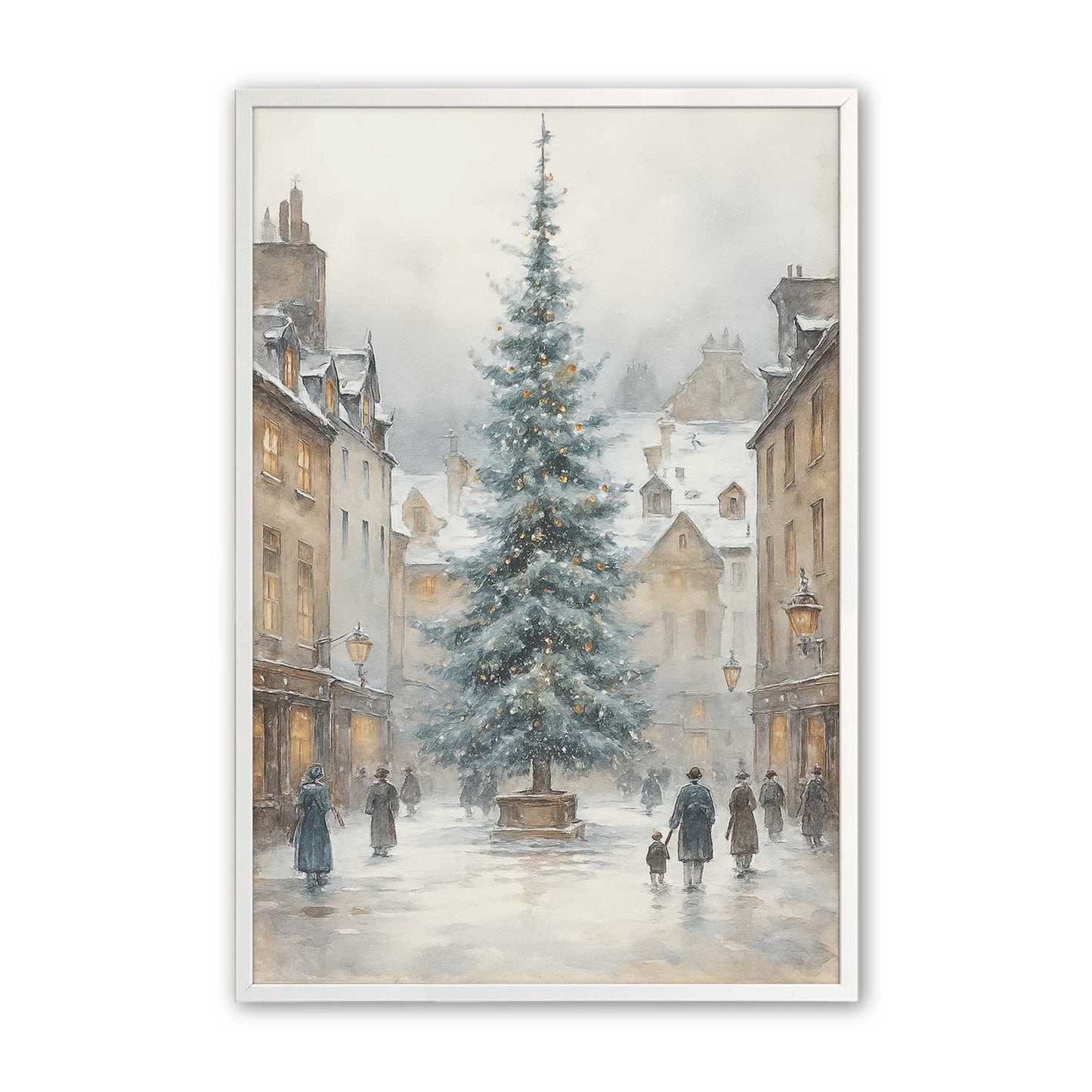 [Color:Opaque White], Picture of art in a Opaque White frame