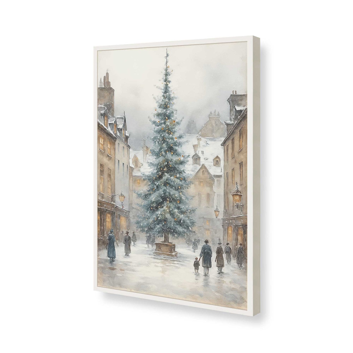 [Color:Opaque White], Picture of art in a Opaque White frame of the corner