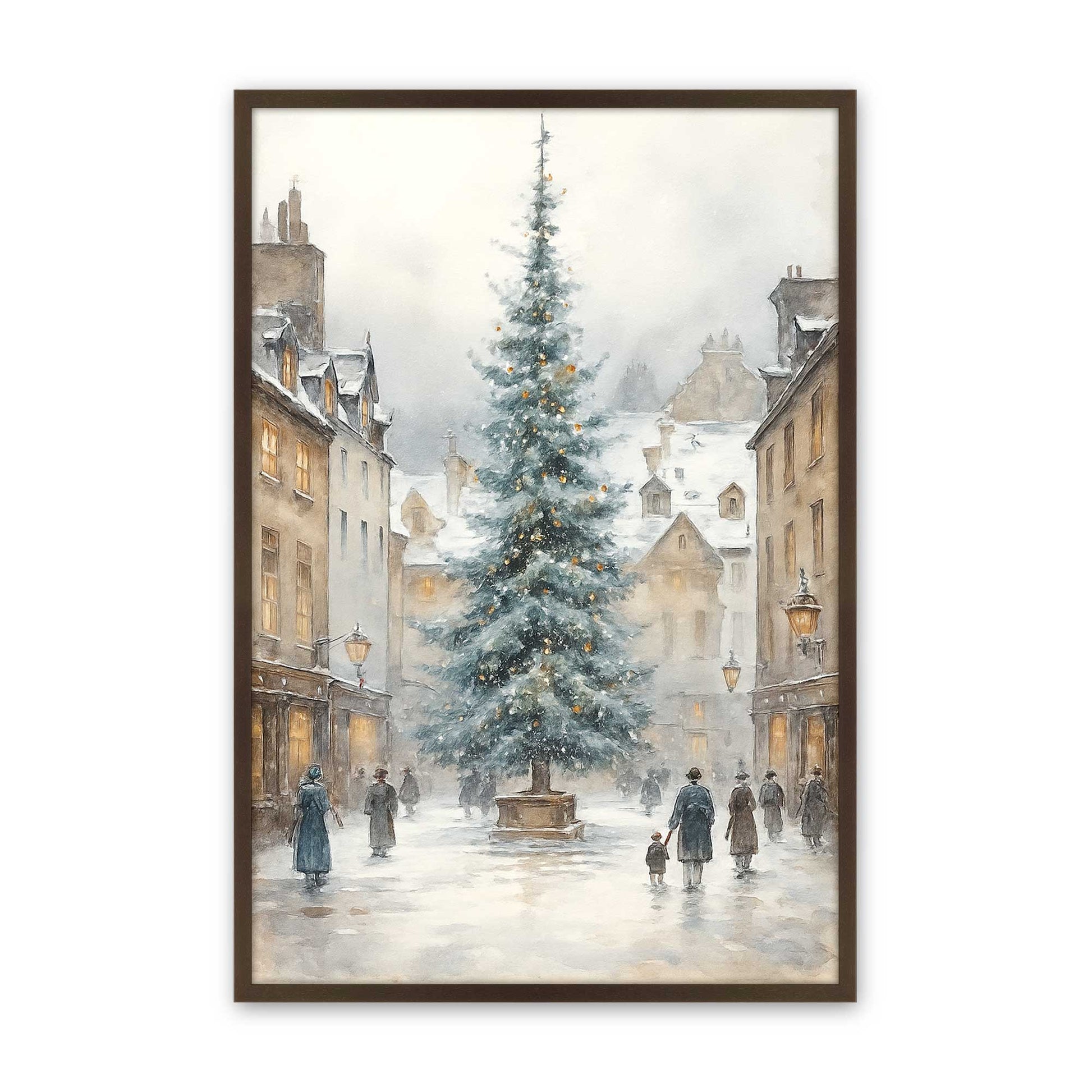 [Color:Belvinder Brown], Picture of art in a Belvinder Brown frame