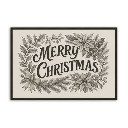 [Color:Satin Black], Picture of art in a Satin Black frame