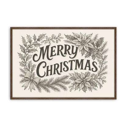 [Color:Walnut], Picture of art in a Walnut frame