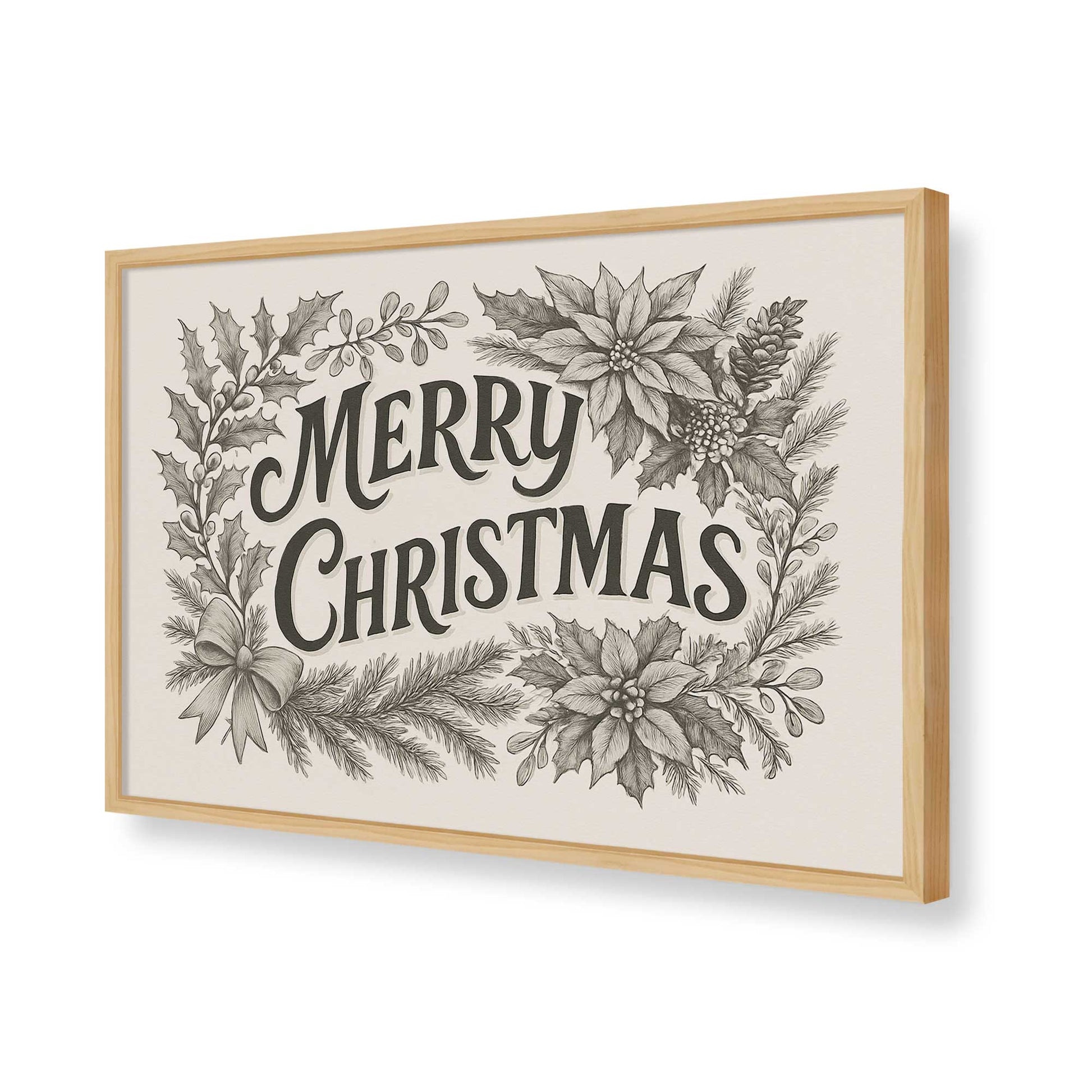 [Color:American Maple], Picture of art in a American Maple frame of the corner