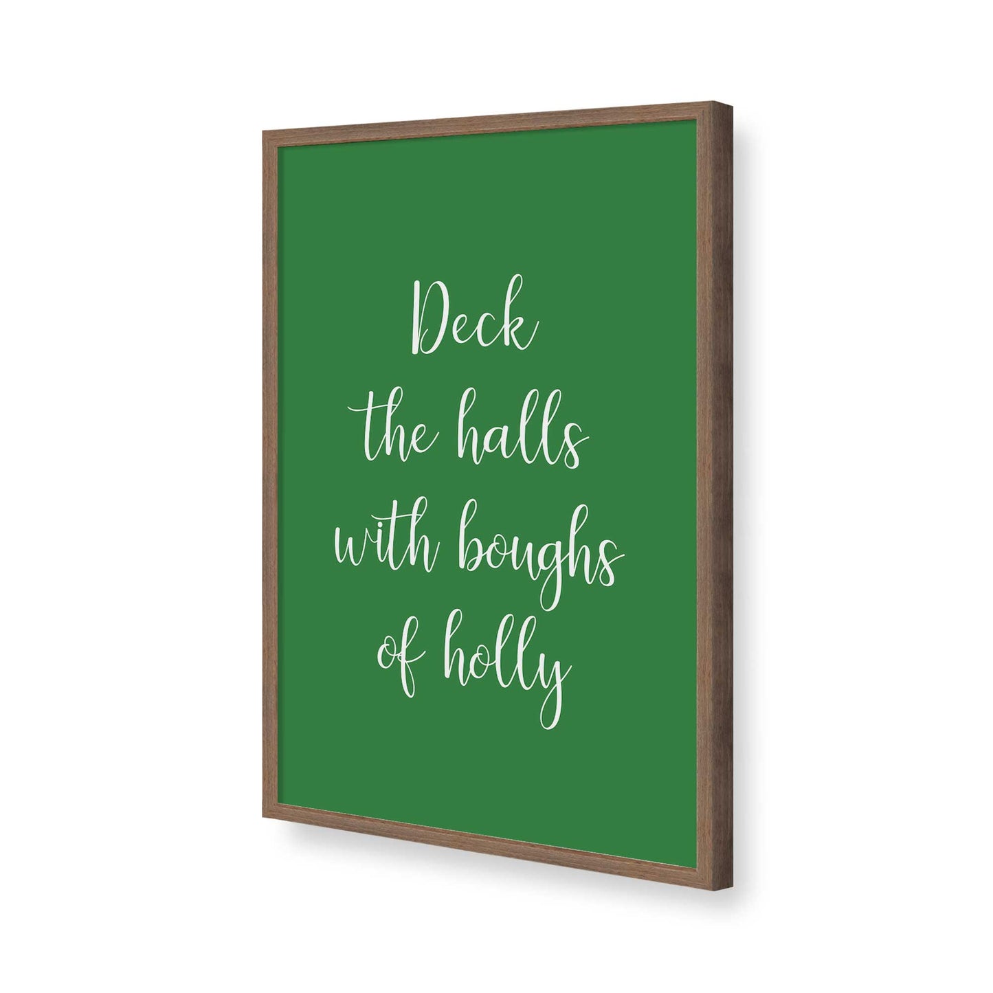 [Color:Walnut], Picture of art in a Walnut frame of the corner