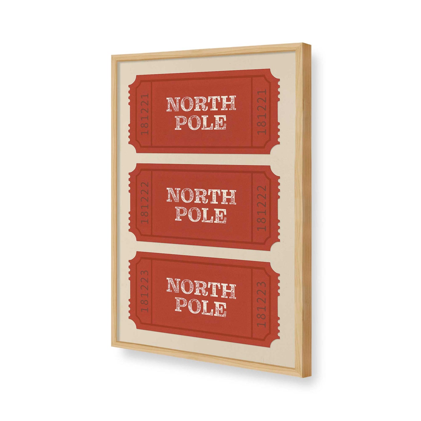 [Color:American Maple], Picture of art in a American Maple frame of the corner