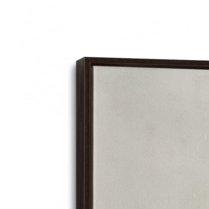 [Color:Espresso], Picture of art in a Espresso frame at an angle