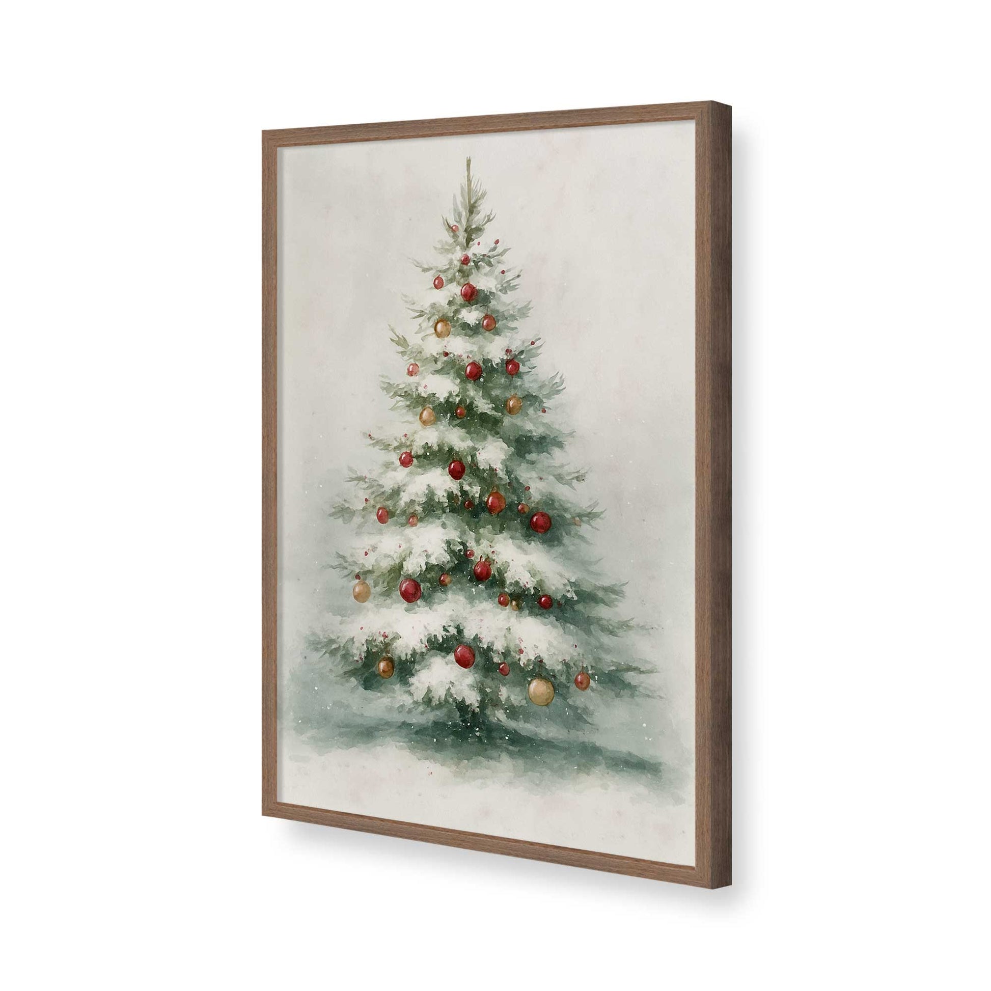 [Color:Walnut], Picture of art in a Walnut frame of the corner