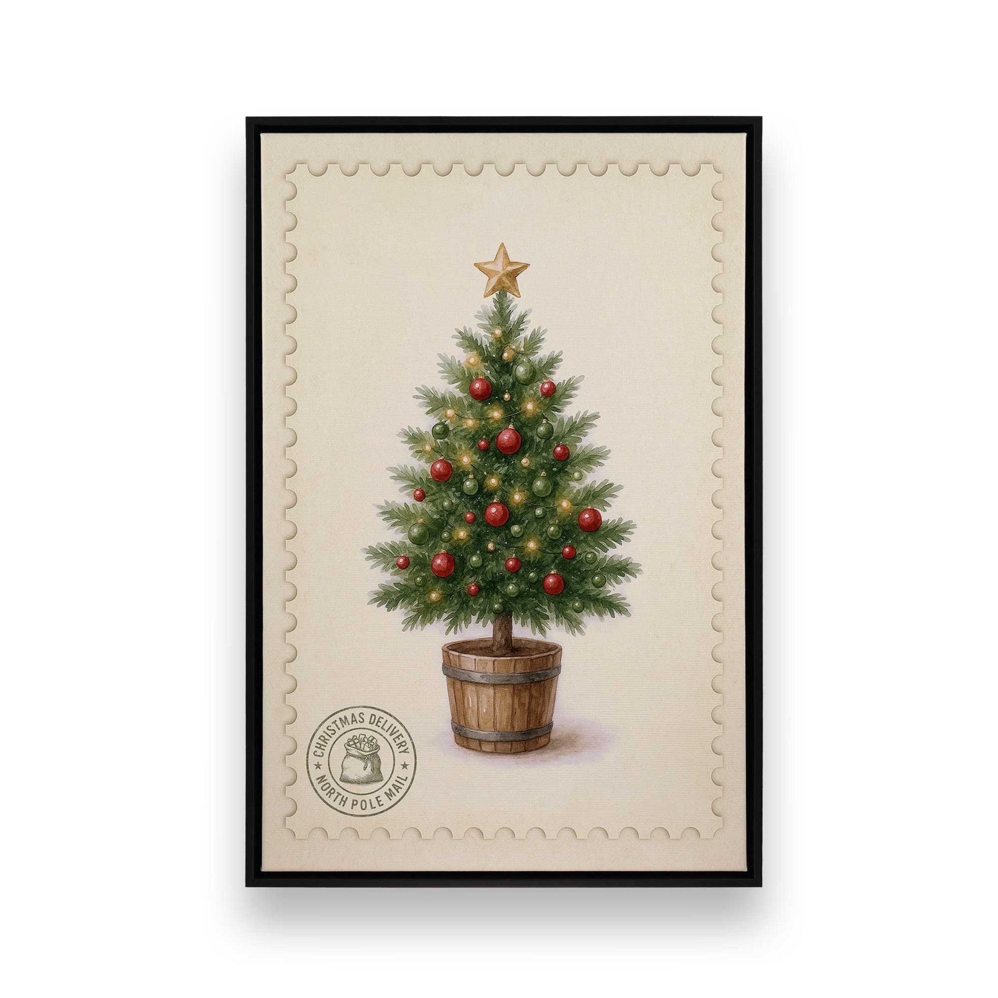 [Color:Satin Black], Picture of art in a Satin Black frame